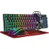 T-WOLF TF400 4 In 1 Black Wired Gaming Combo Set